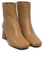 "Halmanera" Bottines femme beige en cuir – Image 2