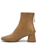 "Halmanera" Bottines femme beige en cuir – Image 3