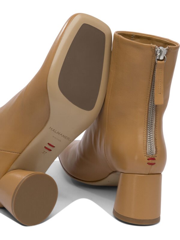 "Halmanera" Bottines femme beige en cuir – Image 5