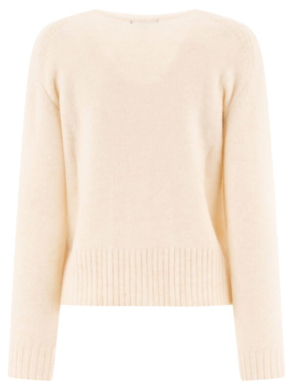 "Soeur" cardigan Lyne femme beige en alpaga, laine coupe regular - Image 2