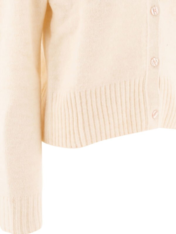 "Soeur" cardigan Lyne femme beige en alpaga, laine coupe regular - Image 4