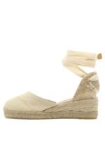 "Castañer" espadrilles femme beiges en coton – Image 3