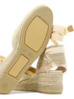 "Castañer" espadrilles femme beiges en coton – Image 5
