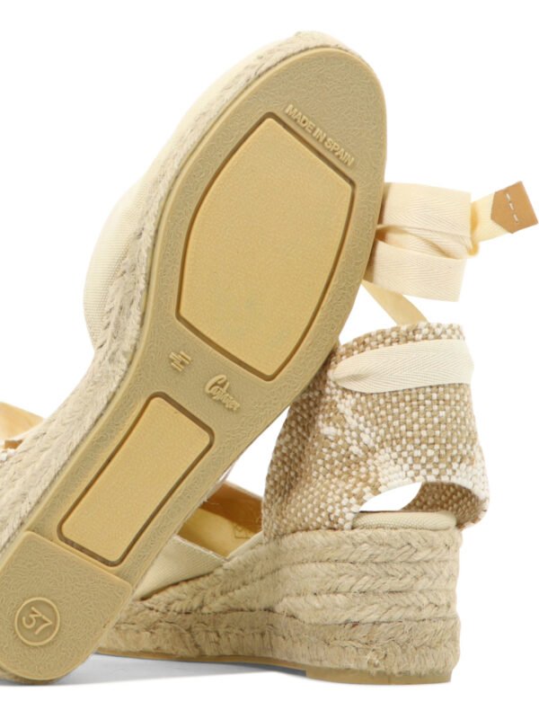 "Castañer" espadrilles femme beiges en coton – Image 5
