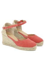 "Castañer" Espadrilles femme rouges en coton et semelle gomme – Image 5