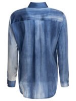 "Sleep No More" chemise femme bleu clair en soie – Image 2