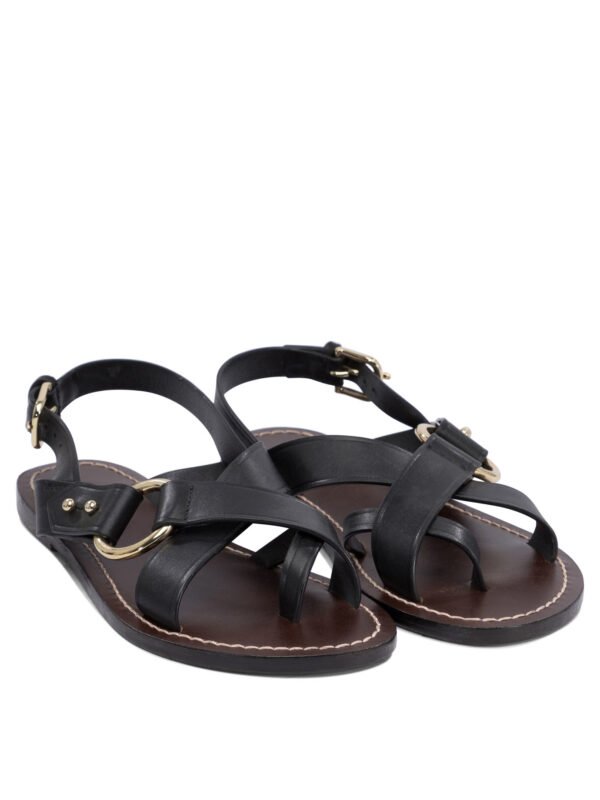 "Soeur" sandales Florence femme noires en cuir - Image 2