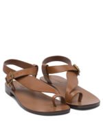 "Soeur" sandales femme marron en cuir Delhi – Image 2