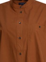 "Soeur" chemise femme marron Colette sans manches en coton – Image 3
