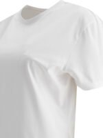 "Acne Studios" t-shirt femme blanc Face Logo en coton – Image 4