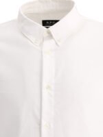 "A.P.C." Chemise homme blanche en coton coupe standard – Image 3
