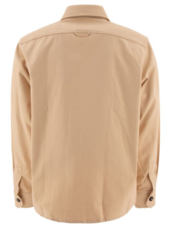 "A.P.C." Surchemise homme beige en coton coupe regular – Image 2