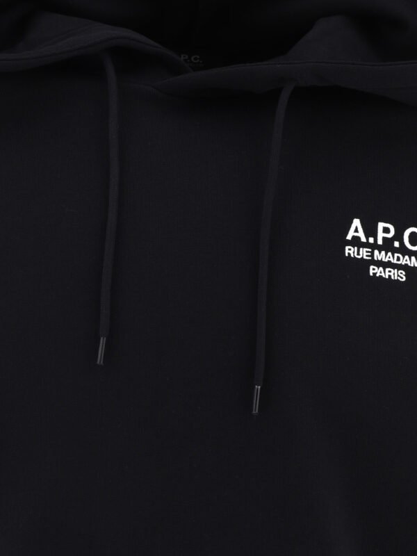 "A.P.C." Sweatshirt homme noir en coton – Image 3