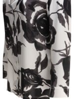 "Sleep No More" chemise femme blanche et noire en soie – Image 4