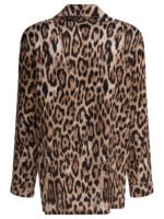 "Sleep No More" chemise femme marron en soie – Image 2