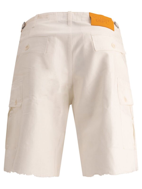 "Gallery Dept." short cargo homme blanc Foil en coton - Image 2