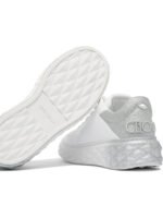 "Jimmy Choo" baskets femme blanches cuir - Image 5