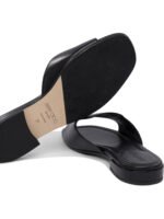 "Jimmy Choo" Sandales femme noires en cuir style élégant – Image 5