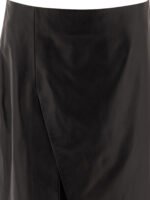 "Loulou Studio" Jupe femme noire en cuir – Image 3