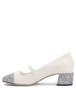"Jimmy Choo" chaussures à talons femme blanches en cuir – Image 3