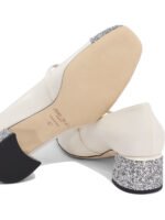 "Jimmy Choo" chaussures à talons femme blanches en cuir – Image 5
