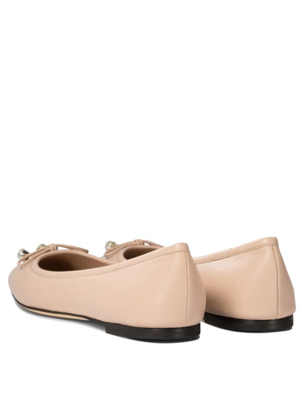 "Jimmy Choo" ballerines Elme rose en cuir pour femme – Image 4