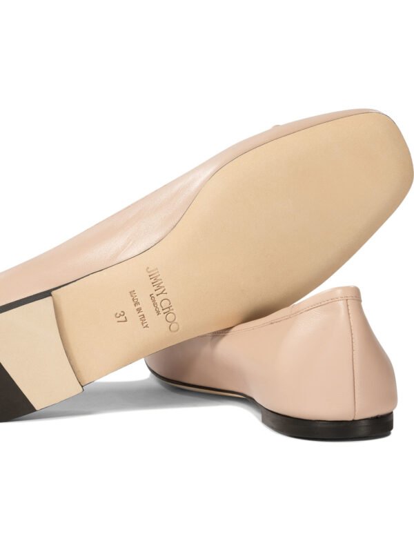 "Jimmy Choo" ballerines Elme rose en cuir pour femme – Image 5