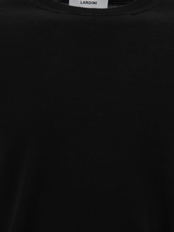 "Lardini" pull noir laine cachemire coupe regular homme – Image 3