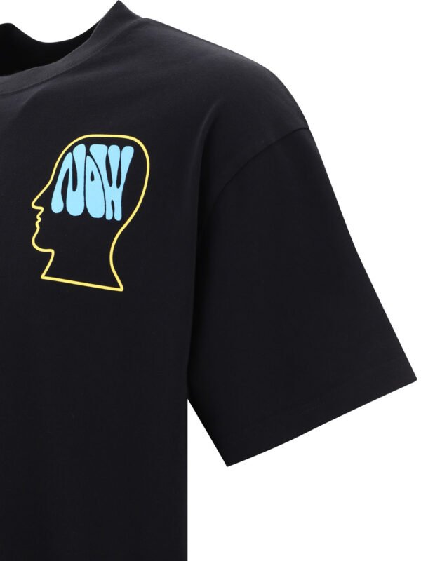 "Brain Dead" T-shirt homme noir en coton coupe regular – Image 4