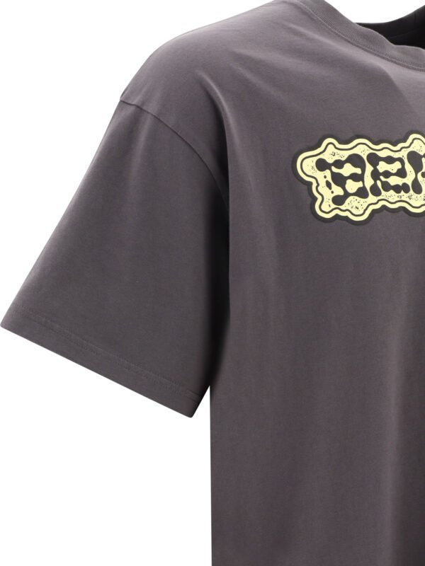 "Brain Dead" T-shirt homme gris en coton coupe regular – Image 4