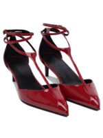 "Khaite" escarpins femme rouges en cuir talon 45 mm – Image 2