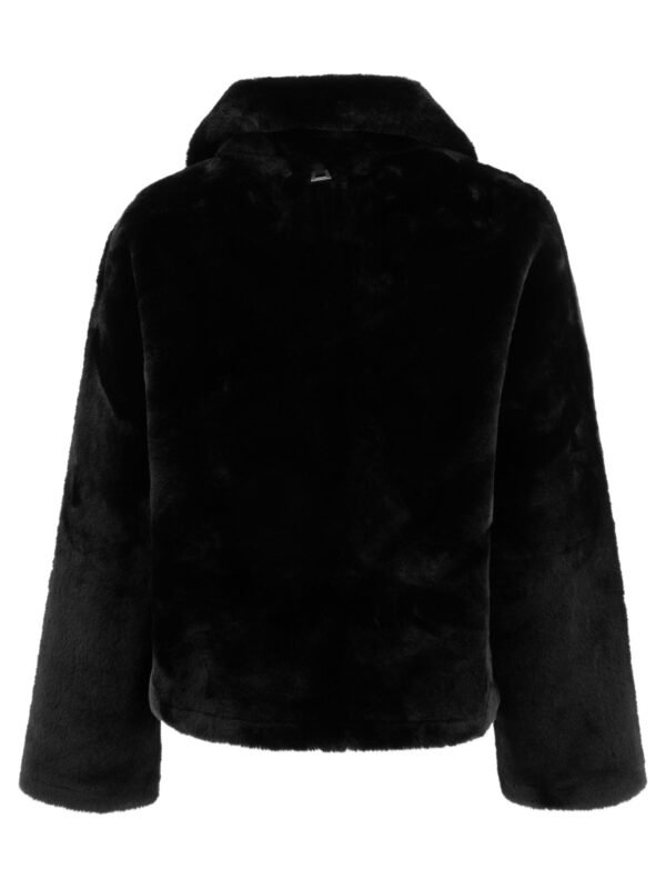 "Apparis" manteau femme noir Elis en polyester recyclé – Image 2
