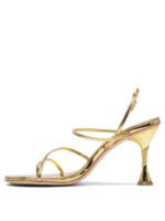 "Studio Amelia" Sandales dorées à talons hauts en cuir pour femme – Image 3