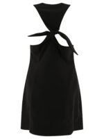 "Ganni" robe noire polyester coupe regular femme – Image 2