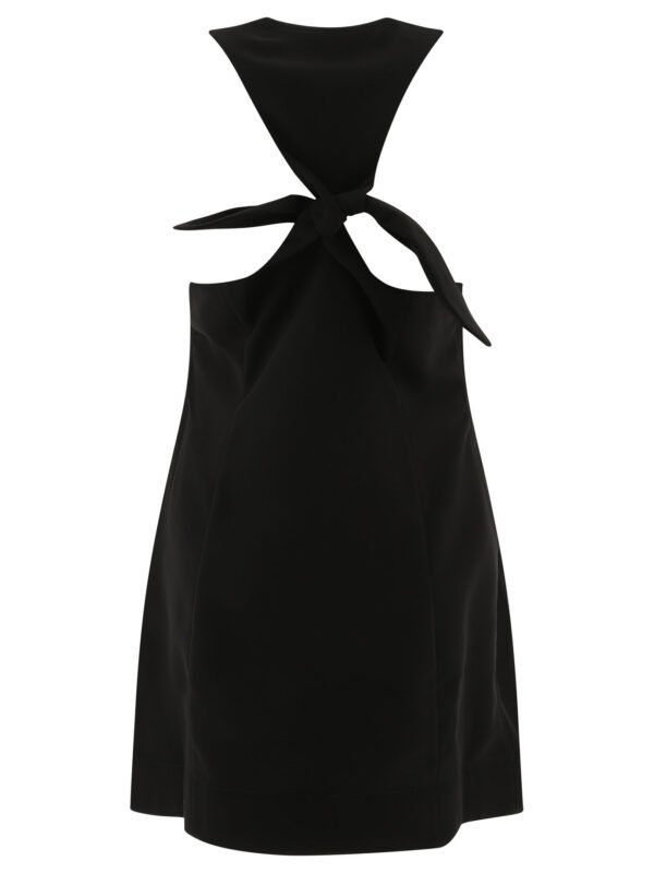 "Ganni" robe noire polyester coupe regular femme – Image 2