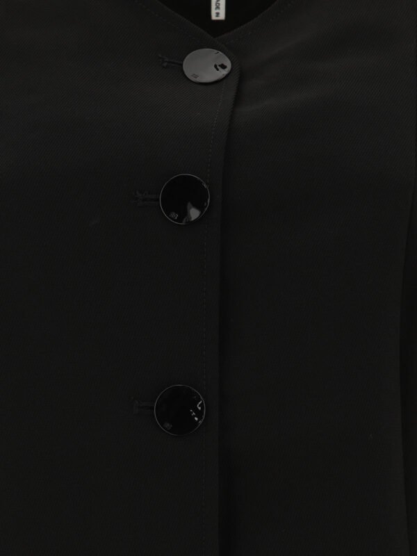 "Ganni" robe noire polyester coupe regular femme – Image 3