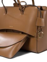 "Hidesins" sac à main femme marron en cuir – Image 4