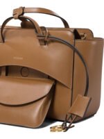 "Hidesins" sac à main femme marron en cuir - Image 4