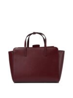 "Hidesins" sac à main femme bordeaux en cuir – Image 3