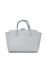 "Hidesins" sac à main femme gris en cuir – Image 3