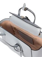 "Hidesins" sac à main femme gris en cuir – Image 5
