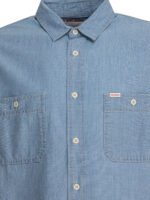 "Filson" chemise homme bleu clair en chambray de coton Chambray CPO – Image 3