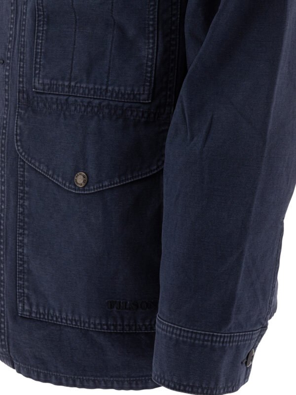 "Filson" Veste homme bleu en coton style regular – Image 4