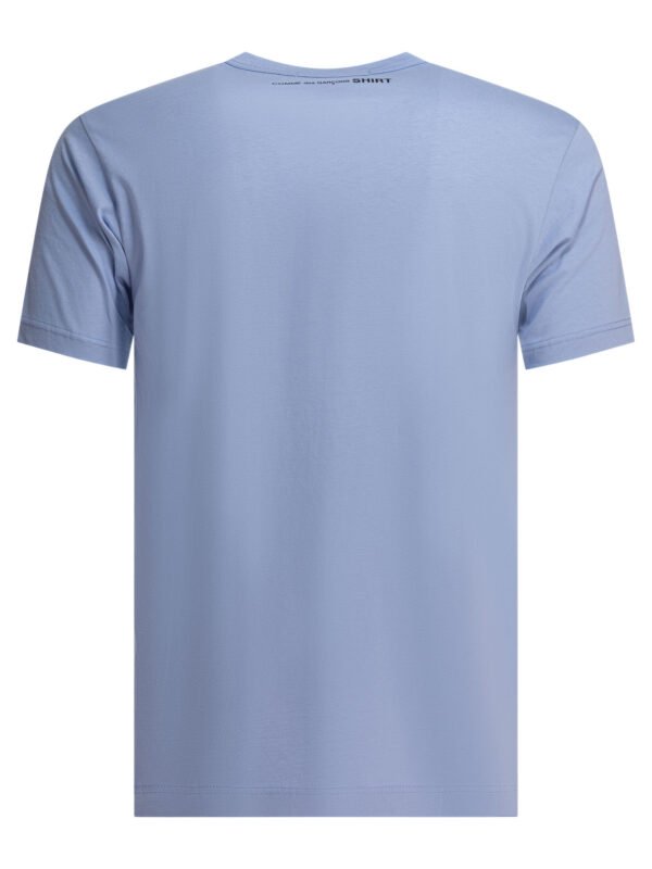 "Comme Des Garçons Shirt" T-shirt bleu clair en coton pour homme – Image 2