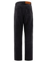 "Séfr" jean Wide Cut homme noir en denim coupe relaxed taille haute - Image 2