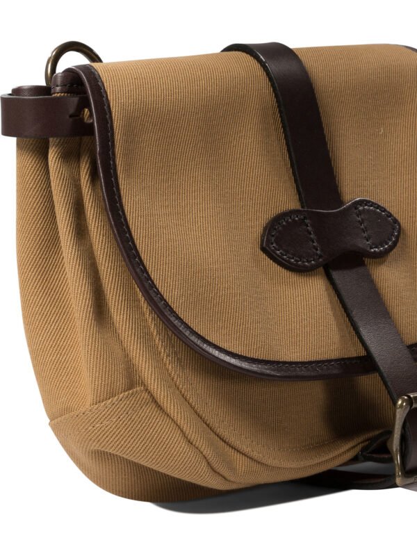 "Filson" sac bandoulière femme beige en coton XS Field Bag – Image 4