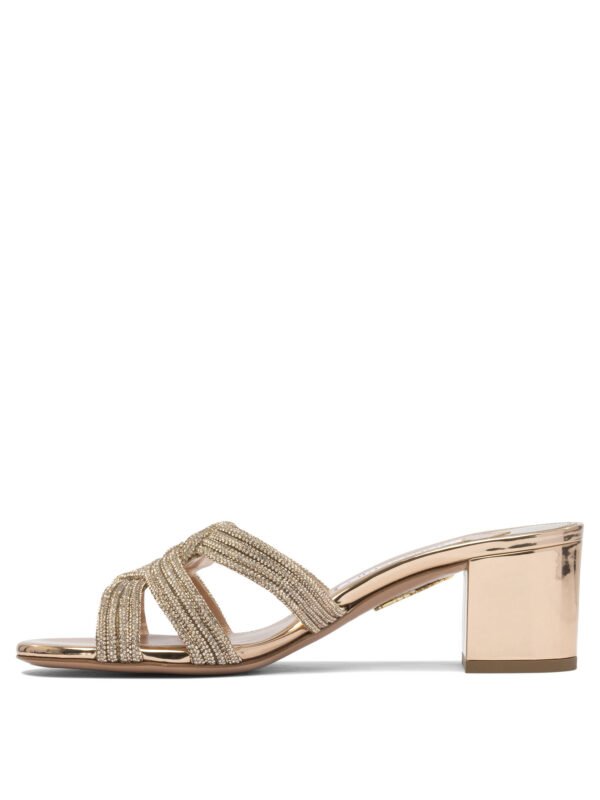"Aquazzura" Sandales femme rose en cuir coupe standard - Image 3