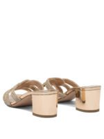 "Aquazzura" Sandales femme rose en cuir coupe standard - Image 4