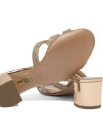 "Aquazzura" Sandales femme rose en cuir coupe standard - Image 5