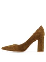 "Gianvito Rossi" escarpins femme marron en daim – Image 3